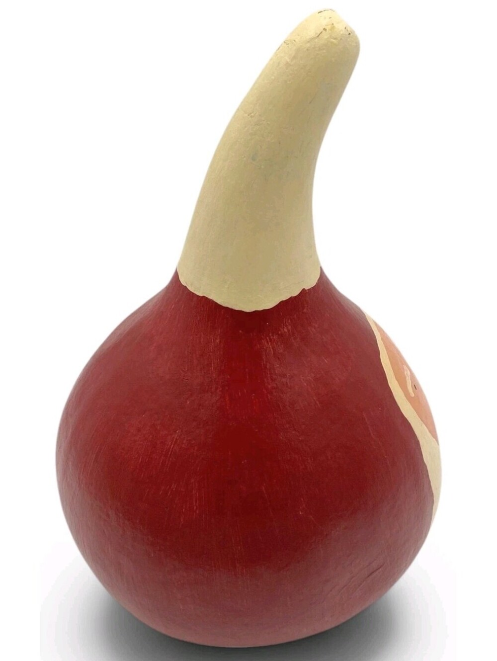 Hand Painted Santa Bottle Gourd Primitive Folk Art Christmas Decor Handmade - Picture 4 of 8